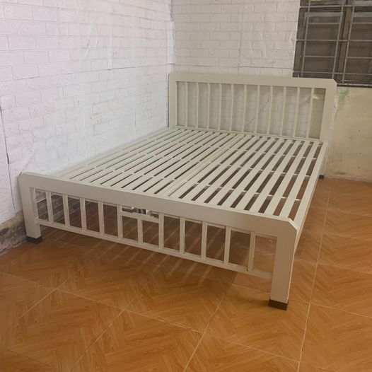 Giường sắt đơn hộp 40x80 1m4 - GT 10