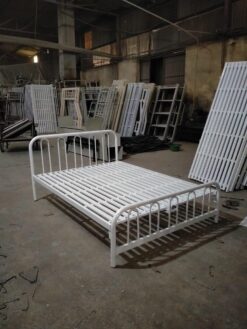 Giường sắt đơn ống tròn uốn 1m2 GT 09