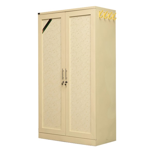 Tủ Sắt Đựng Quần Áo 2 Buồng Kem QP07