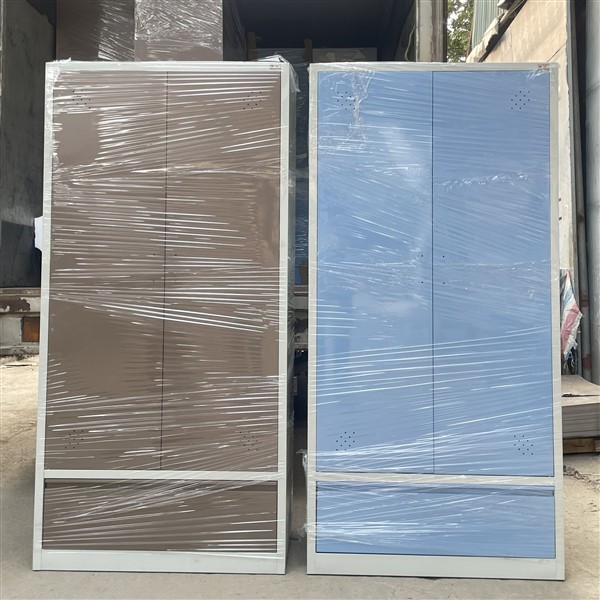 Tủ sắt đựng quần áo 2 cánh 1 ngăn kéo QP01
