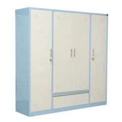 Tủ Sắt Đựng Quấn Áo 4 Buồng 1 Ngăn Kéo QP02